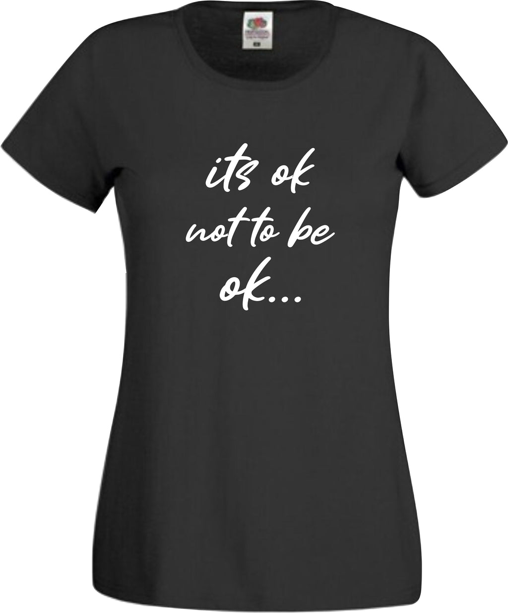 It's ok not to be ok printed t-shirt be kind mental health awareness