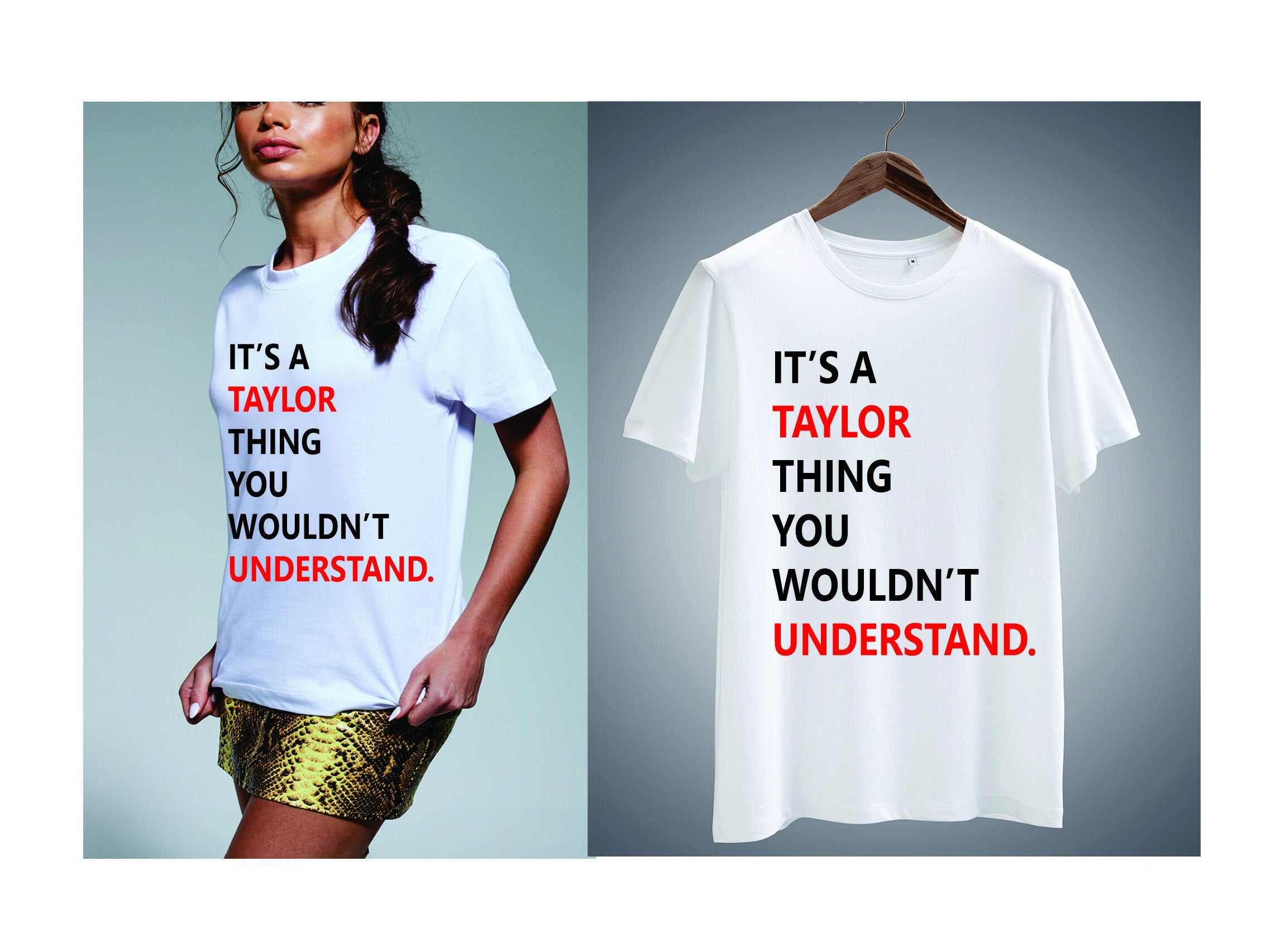 SWIFTIE Top T shirt Who's Taylor anyway A Lot going on Never Ever  Unisex Kids Adults T SHIRT