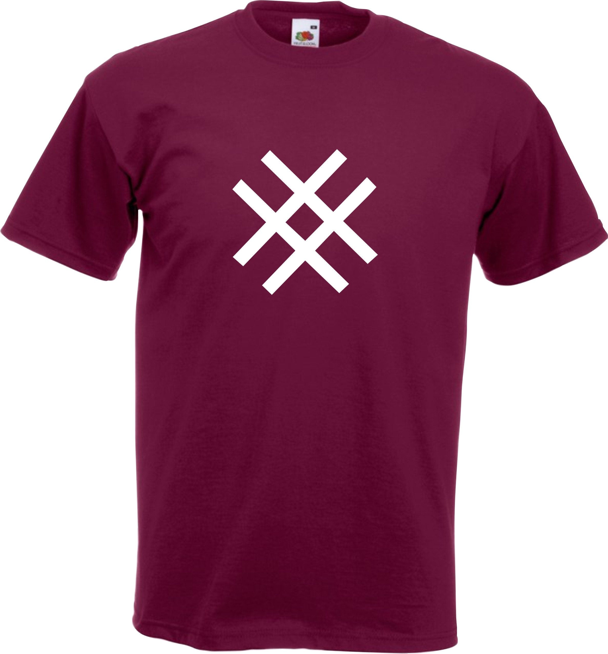 Latvija LATVIA symbol print t-shirt ornamenti jumis 3 zvaigznes t-krekls