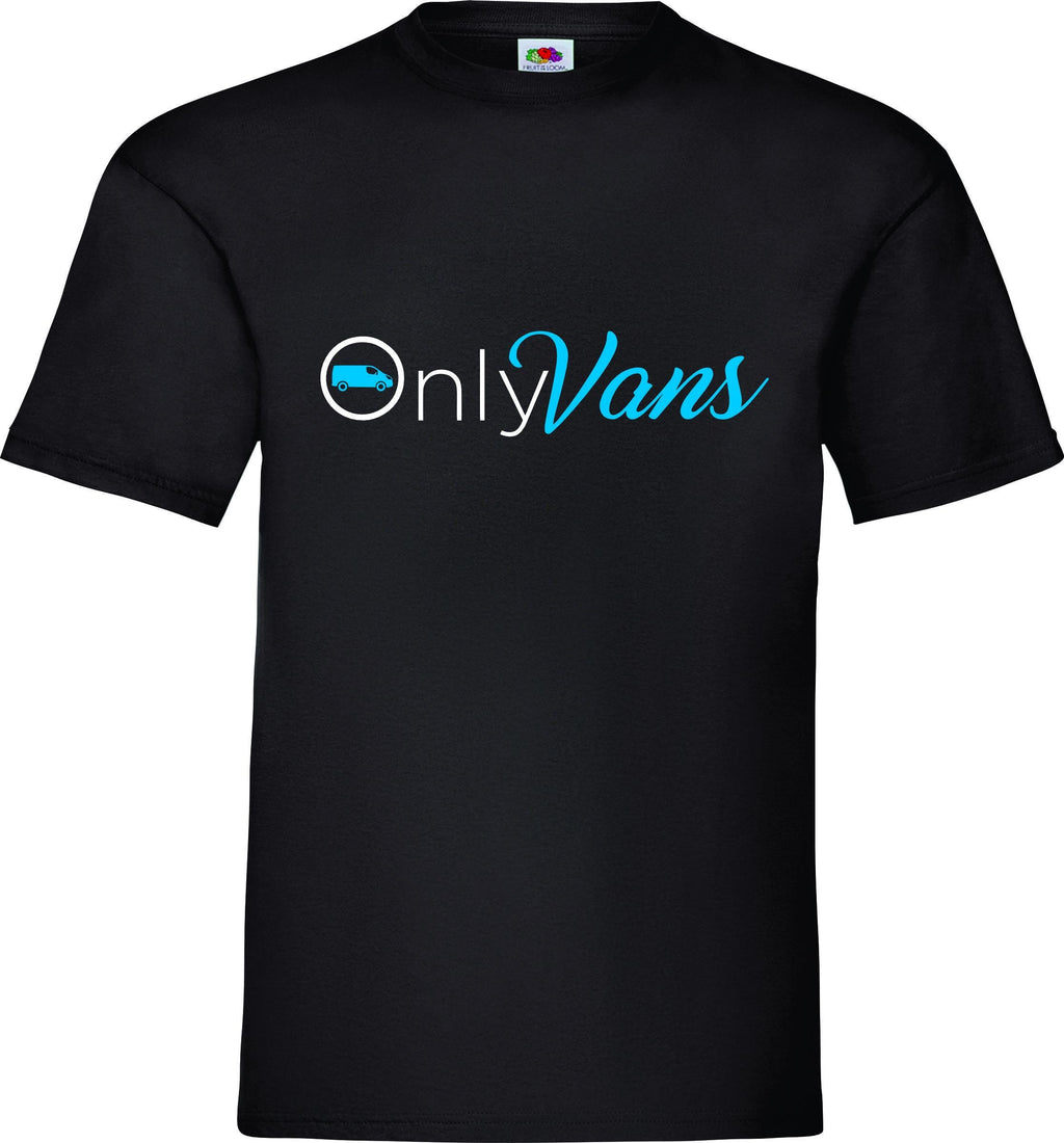 Only Vans T shirt Novelty Funny Car Automotive Unisex Adults tee top Van Life
