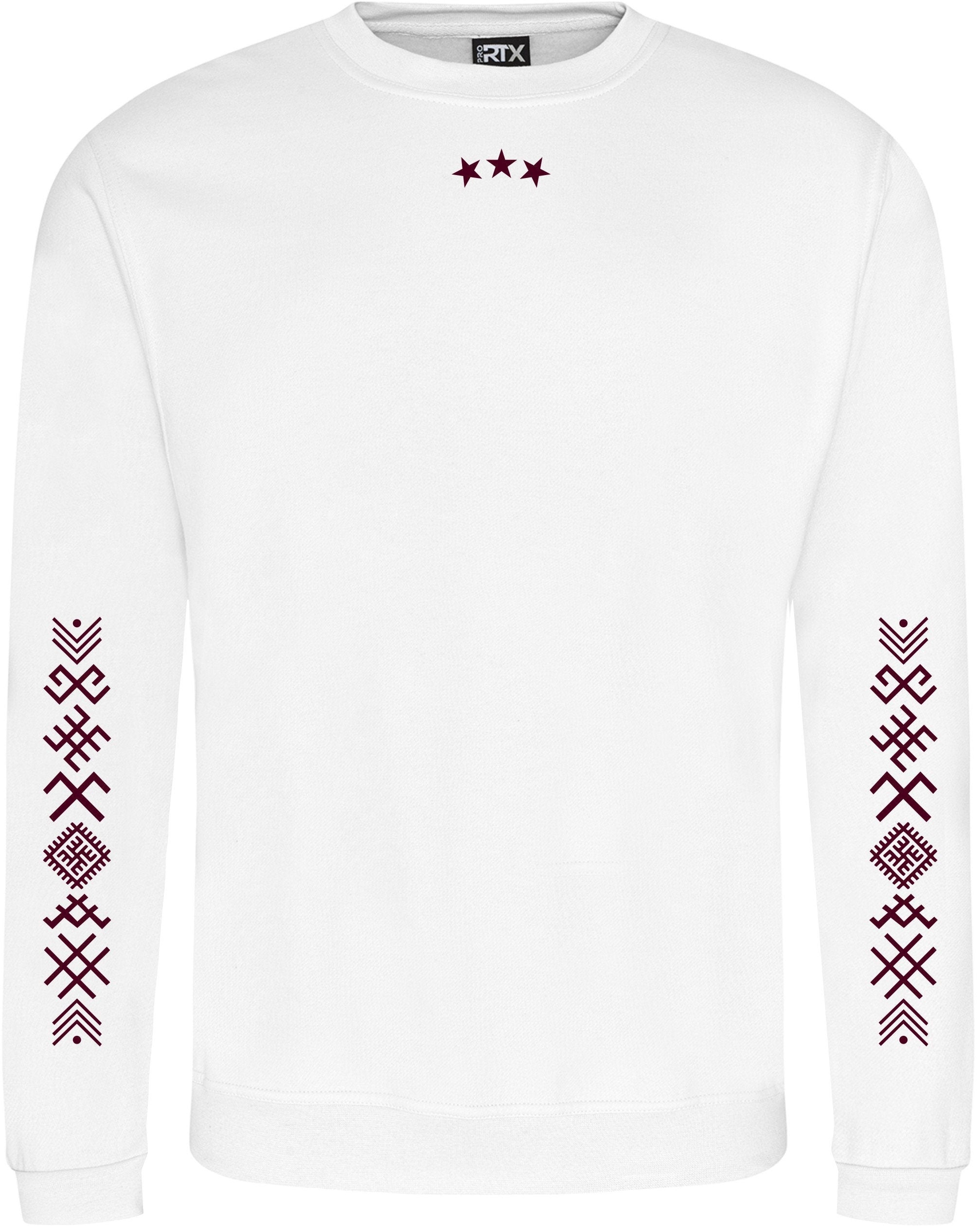 Latvija jumper Latvia symbol print on ornamenti jumis 3 zvaigznes Unisex Sweatshirt Gift Present S-XXXXXL