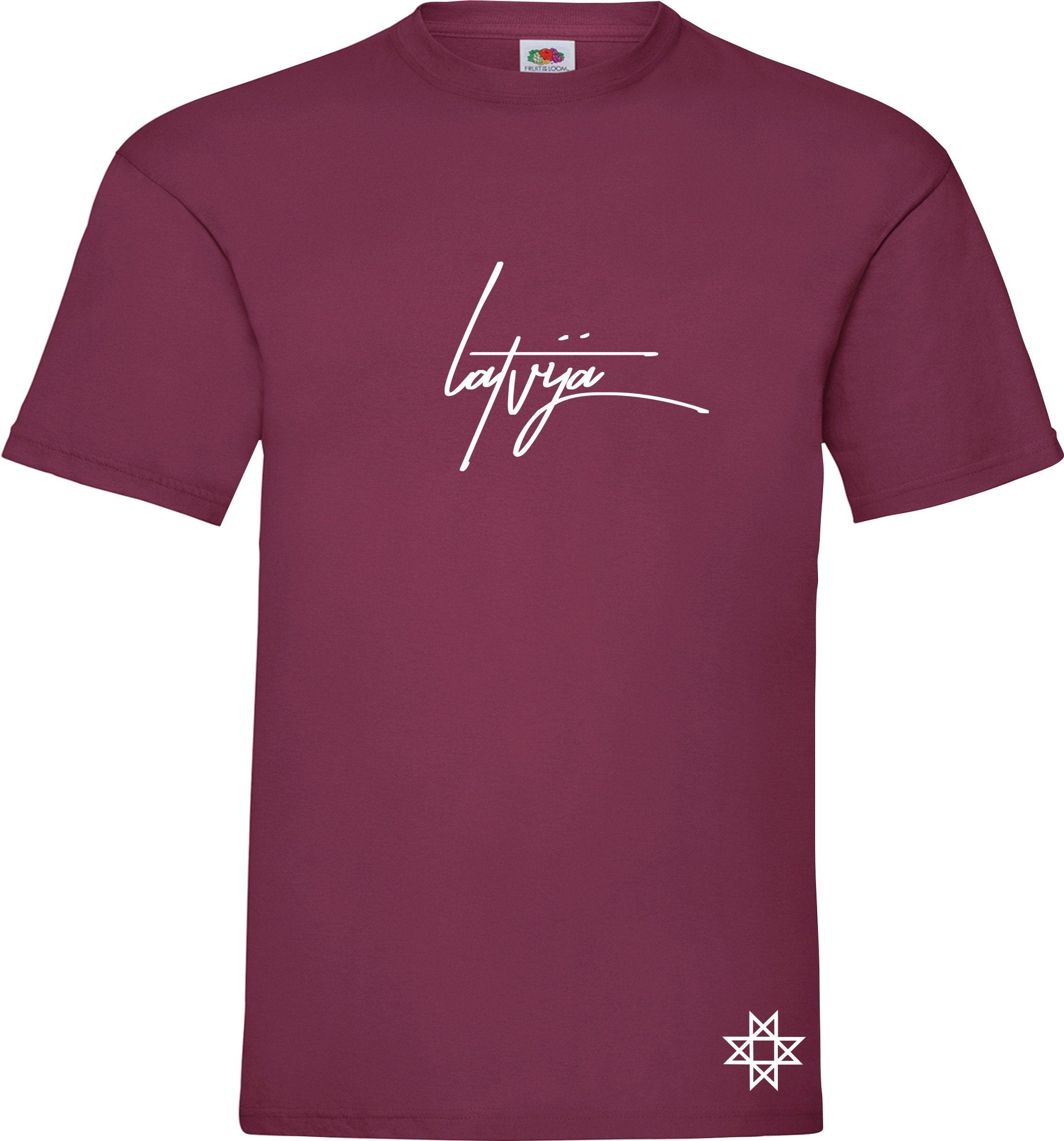 Latvija printed t-shirt Latvian Mens Patriotic Dāvana Latvija t krekls