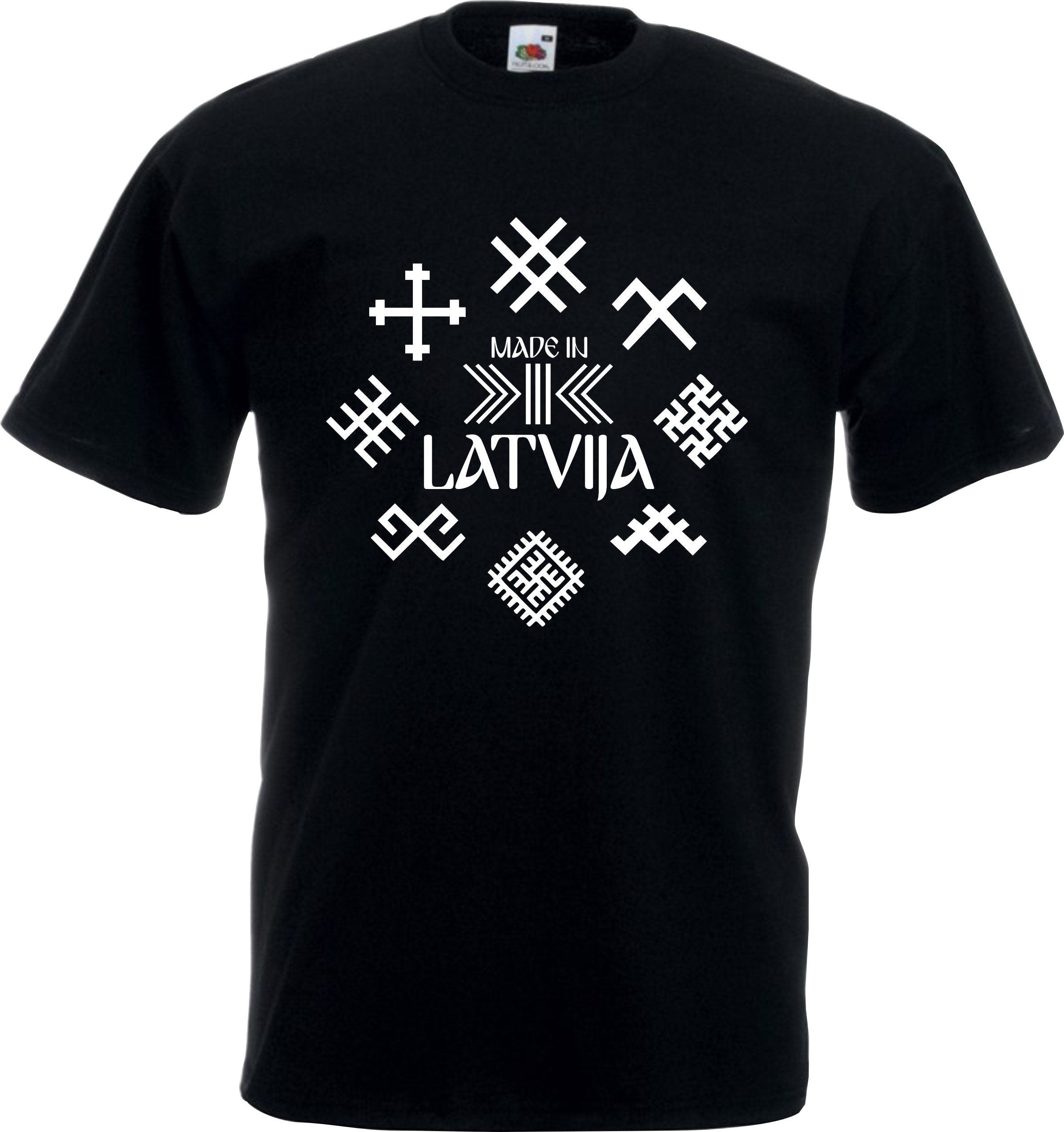 Made in Latvija, Latvian style Gift Present Souvenir t shirt TOP, Latvija t-krekls dāvana