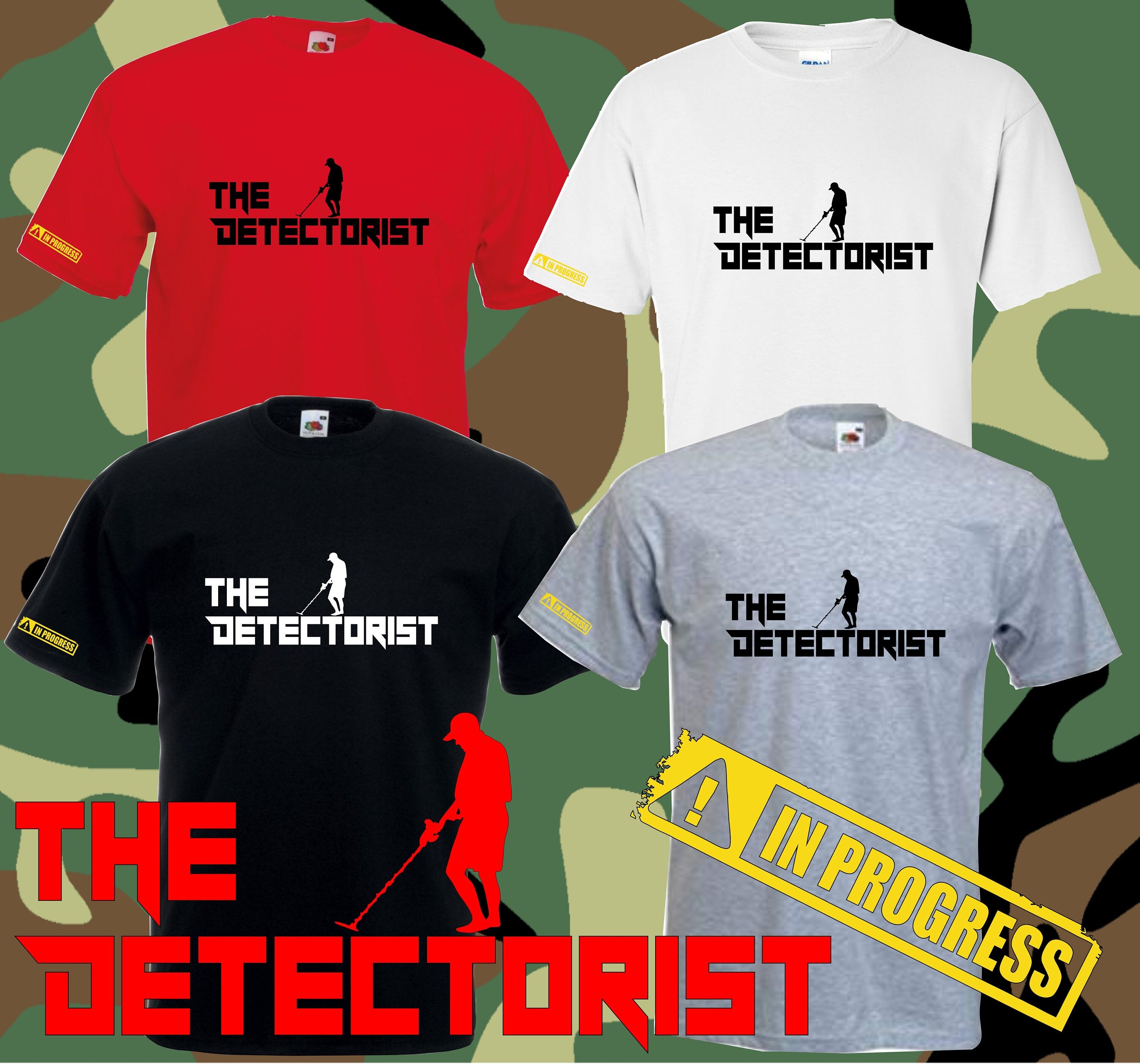 The Detectorist Searcher Metal Detecting Present Gift Hobbies unisex t shirt