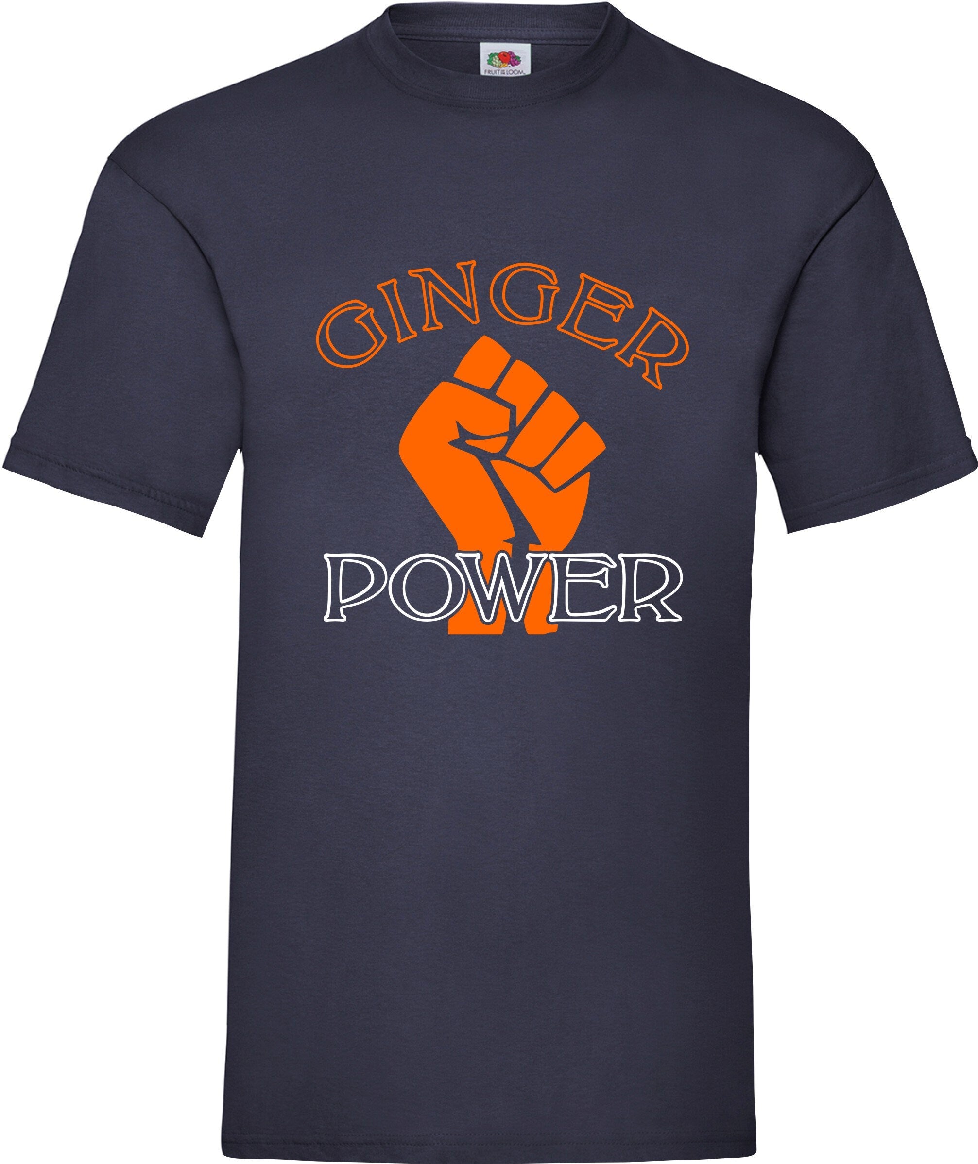 Ginger Power Comedy Fun Joke Unisex Present Gift T shirt Top S-XXXL