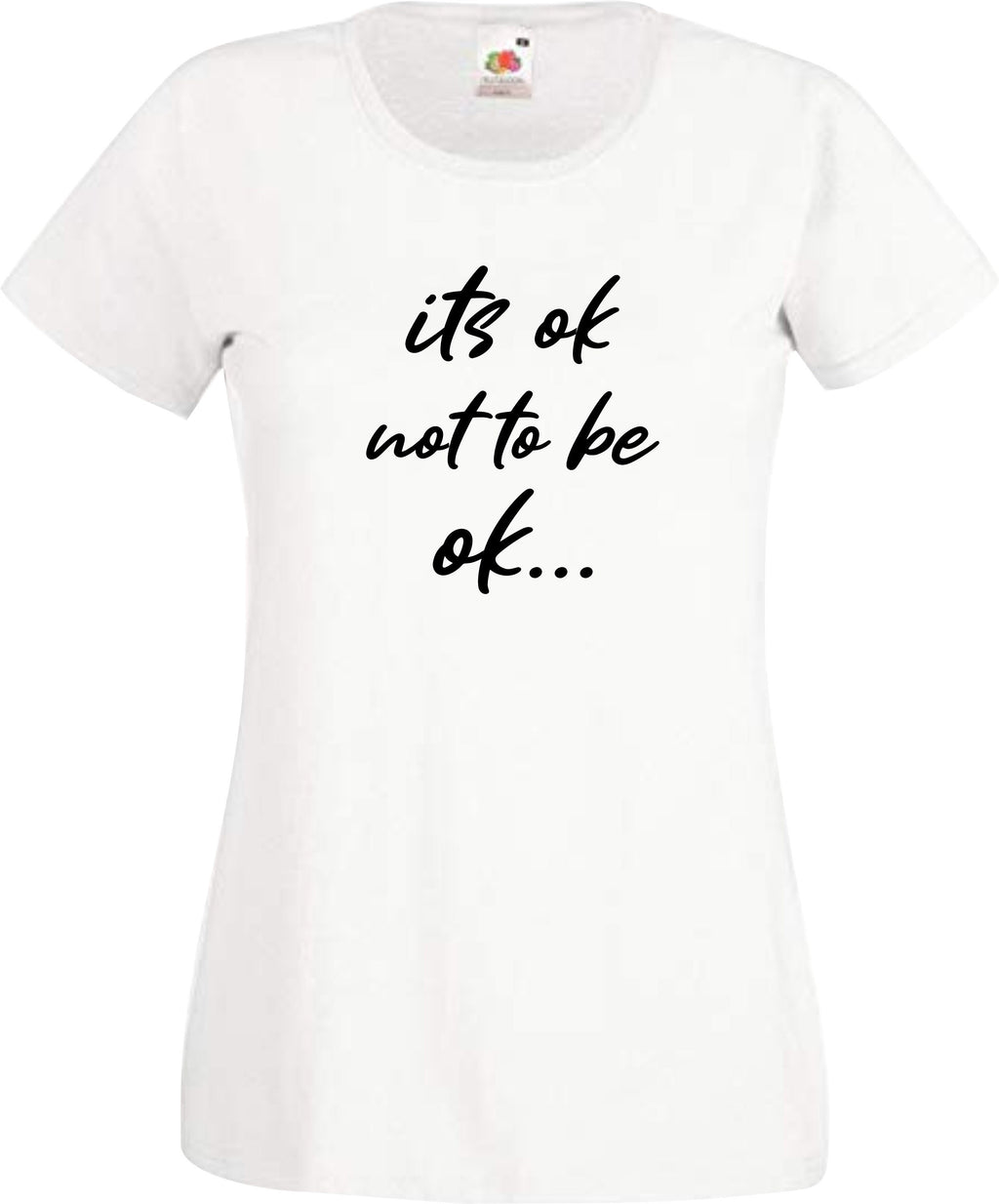 It's ok not to be ok printed t-shirt be kind mental health awareness