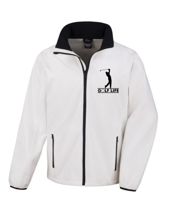 Golf Life Softshell Jacket Golf Course Hobbies Sport 10 COLOURS UNISEX JACKET