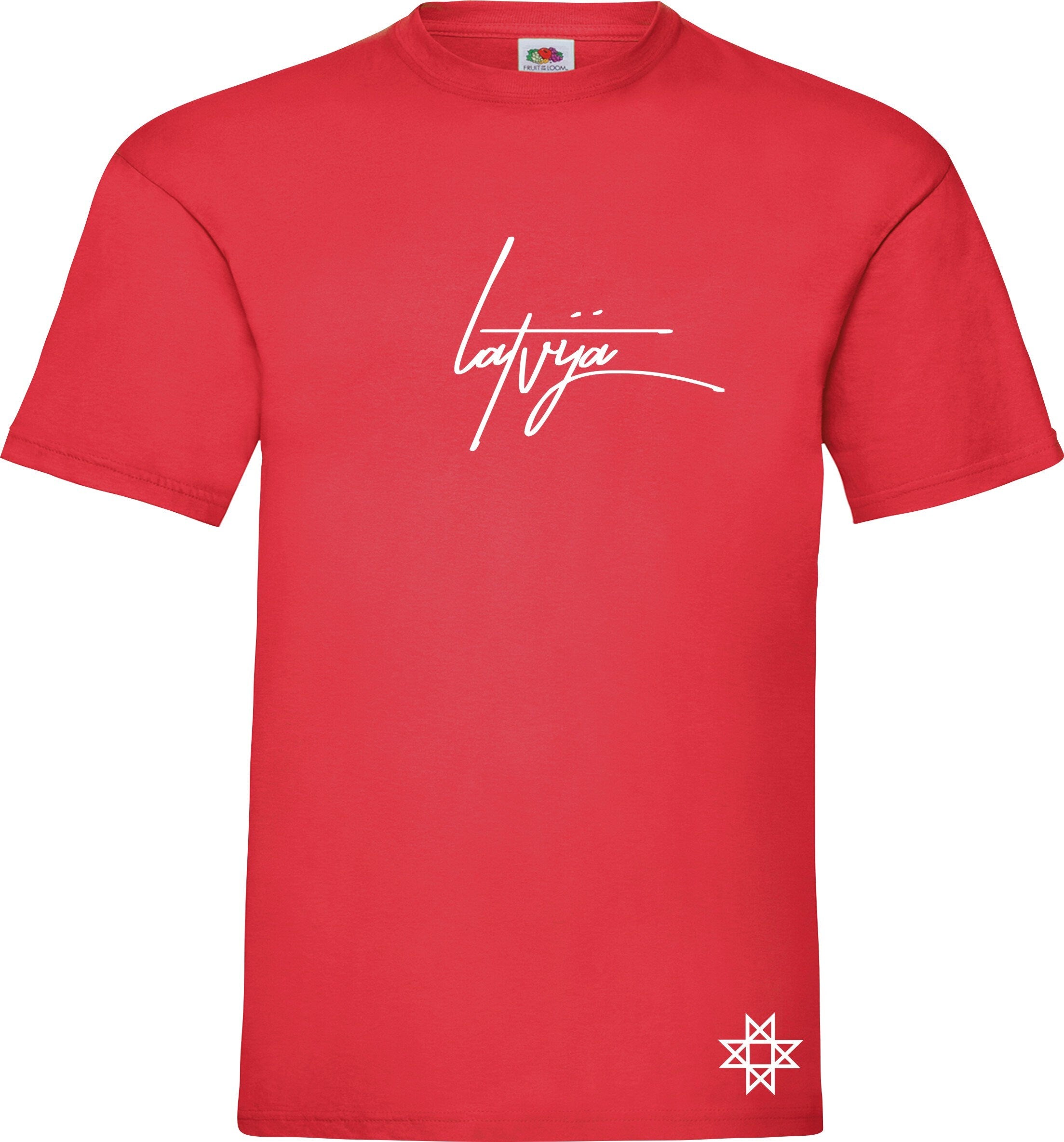 Latvija printed t-shirt Latvian Mens Patriotic Dāvana Latvija t krekls