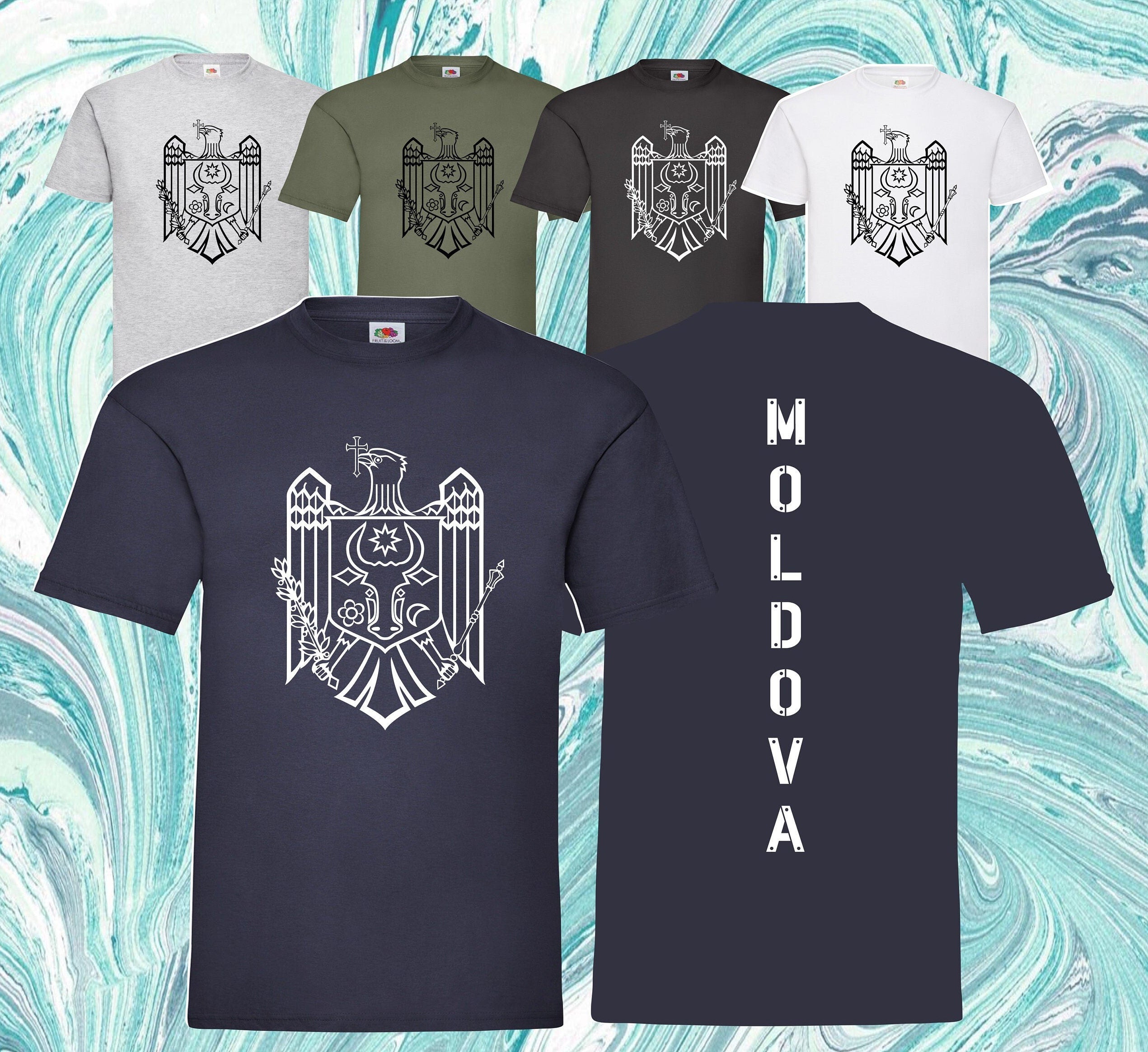 Moldova Patriotic Flag Eagle Moldovian style Support Unisex Adults t shirt gift present  unisex t shirt top tee