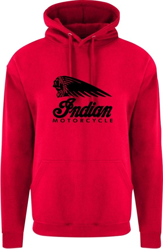 Indian Motorcycle Mens /Unisex Hoodie Classic Motorbike Chopper Biker BikeTop Vintage Hoodie