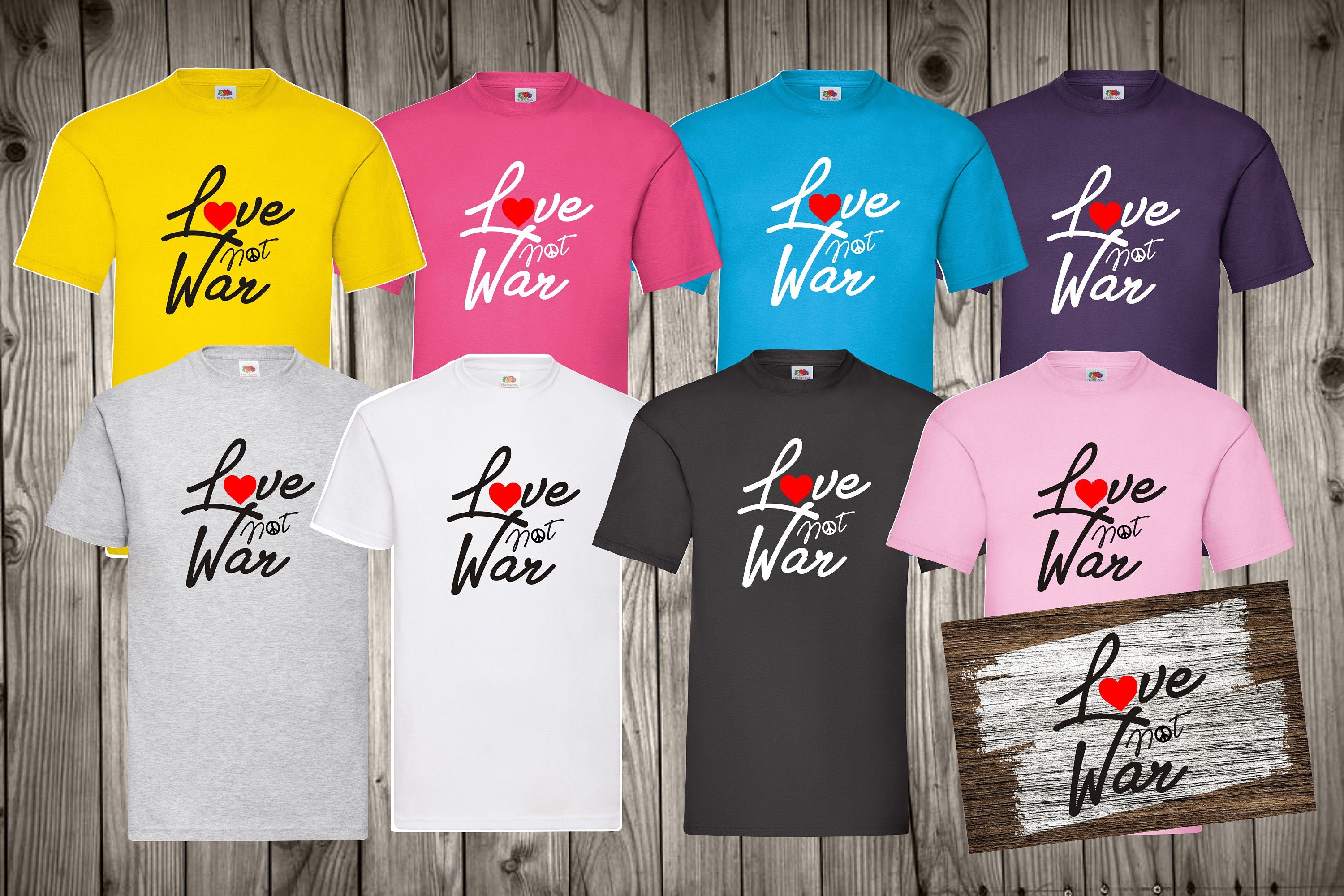 Love not War T shirt Peace in the world gift present  unisex t shirt top tee