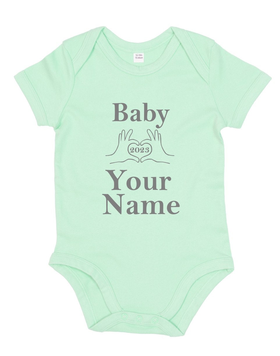 Baby 2023 Bodysuit Babybugz Baby unisex printed 10 colours Baby born New Mum gift