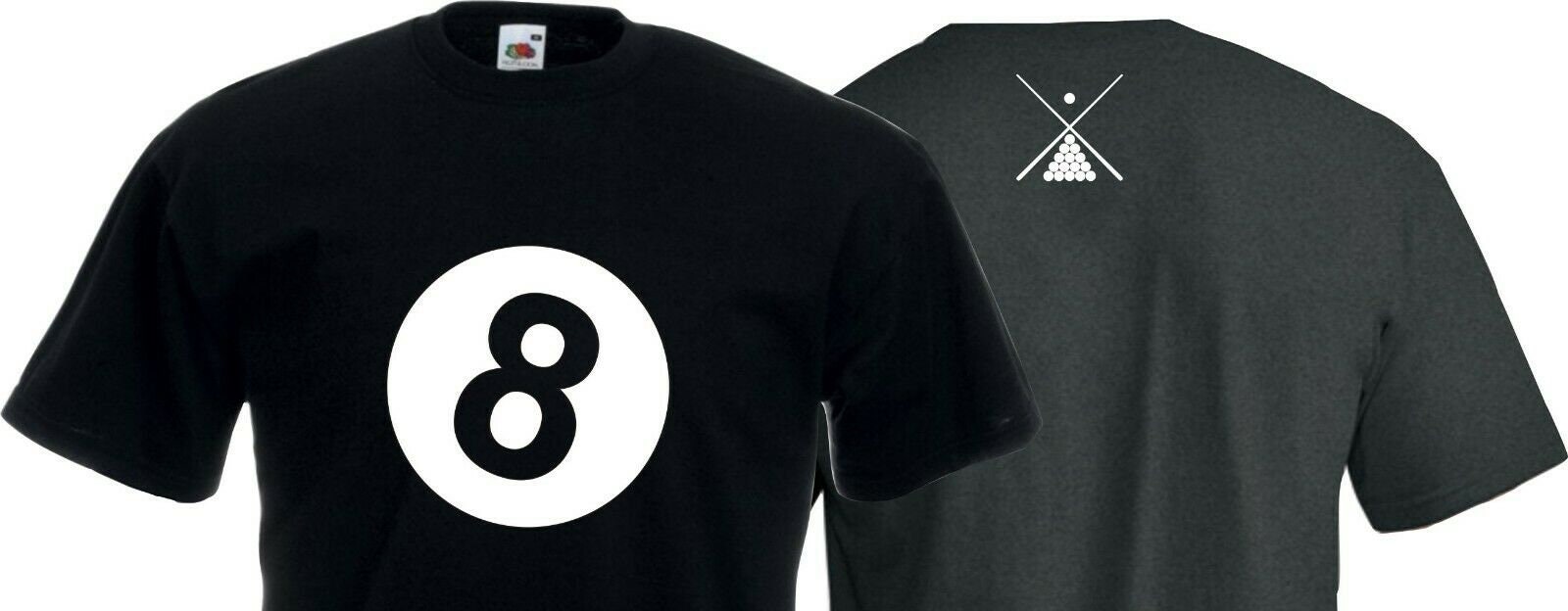 Pool Cue Black Ball 8 Game Present Christmas Gift T shirt S-XXXXXL