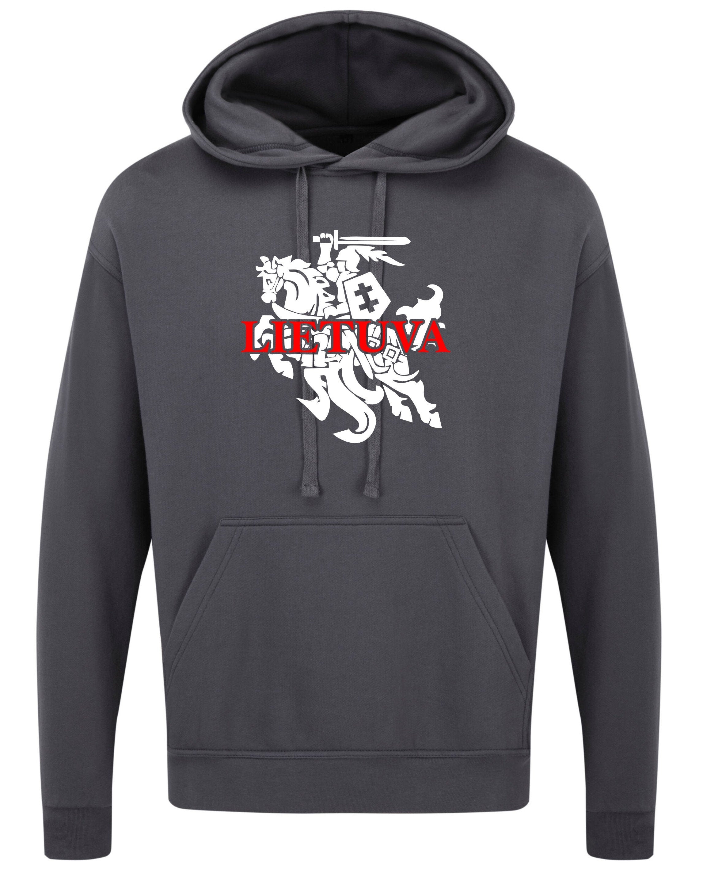Lietuva Lithuanian style Hoodie as myliu lietuva vytis Unisex Hooded Jumper
