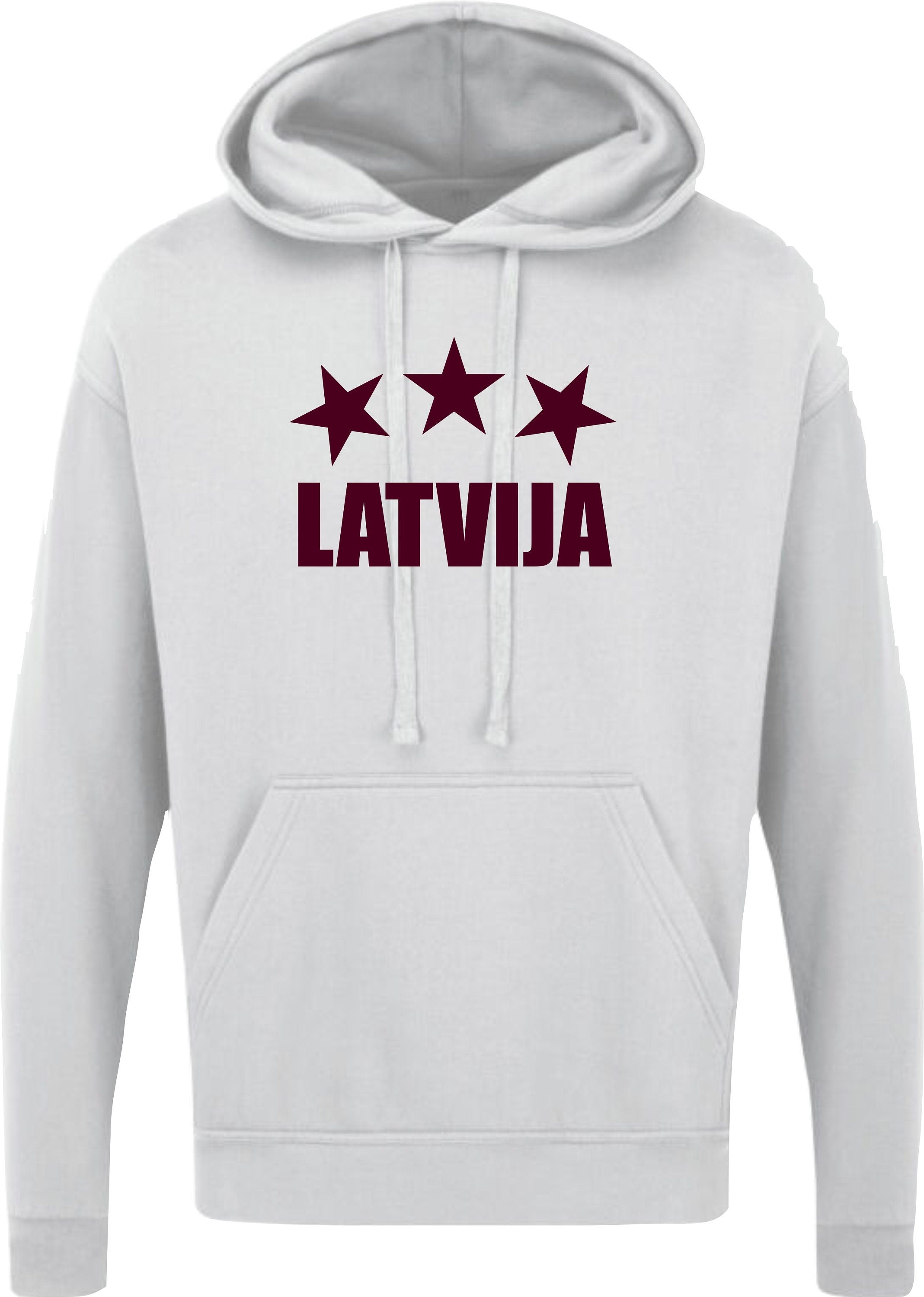 LATVIJA Hoodie Men Ladies Unisex 3 stars jumis symbol 3 zvaigznes Latvia